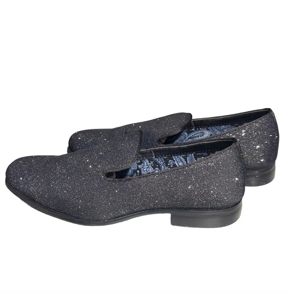 Couture 1910 Men's Charcoal Colored Slip On Dress Shoes Size 9.5M - Picture 1 of 10